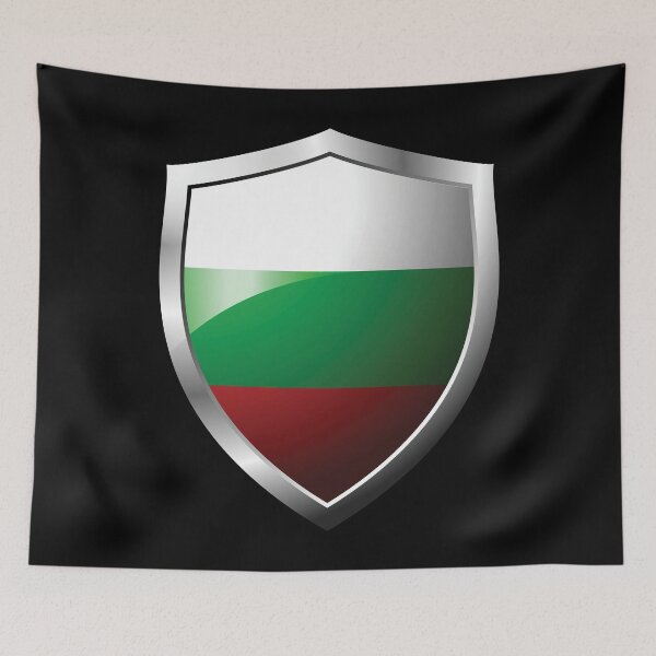 Item preview, Strong Bulgaria Flag Shield Country designed and sold by HelloFromAja.