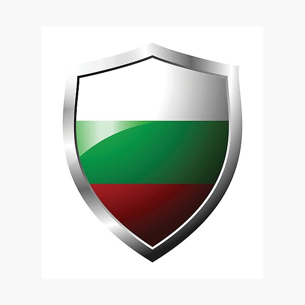 Item preview, Strong Bulgaria Flag Shield Country designed and sold by HelloFromAja.