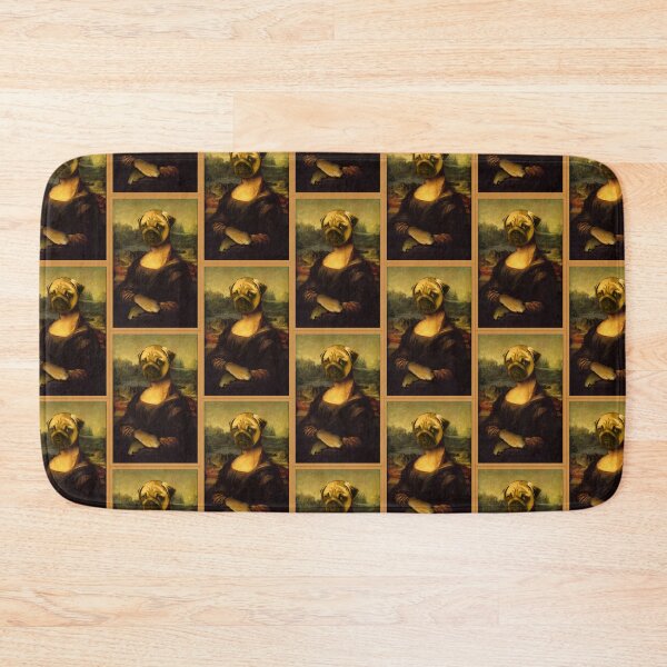 Item preview, Mona Lisa Pug designed and sold by Delfyn Studios.
