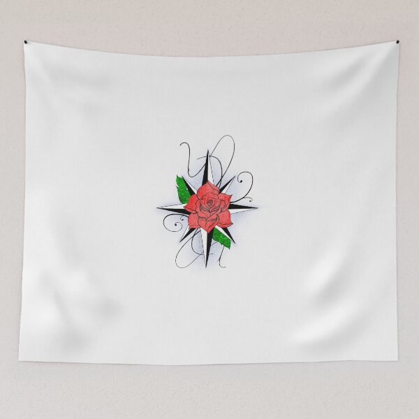 Item preview, Tattoo Style - Compass Rose designed and sold by alecoelho1.