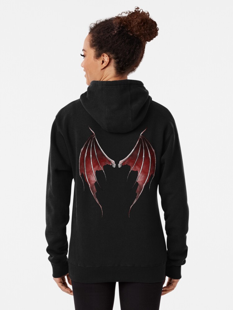 Devil hoodie with online wings