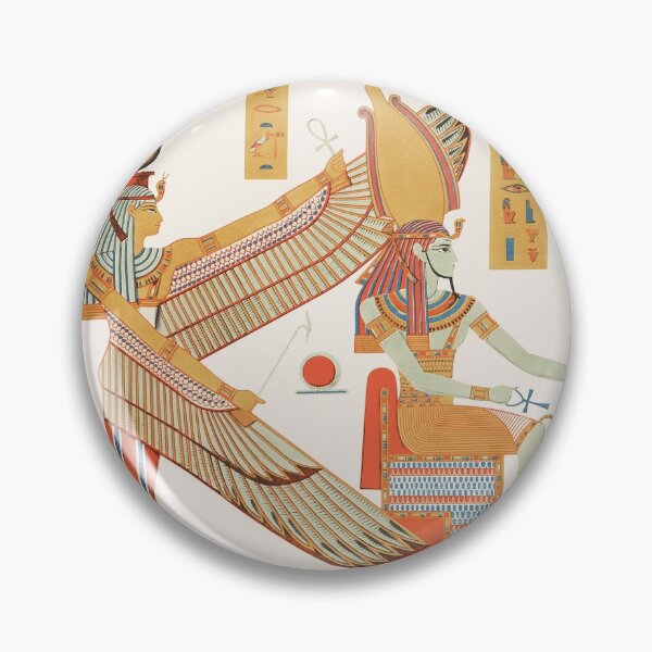 Item preview, Painting of a scene from the tomb of Ramses IV, book plate from Champollion designed and sold by WillowNox7.