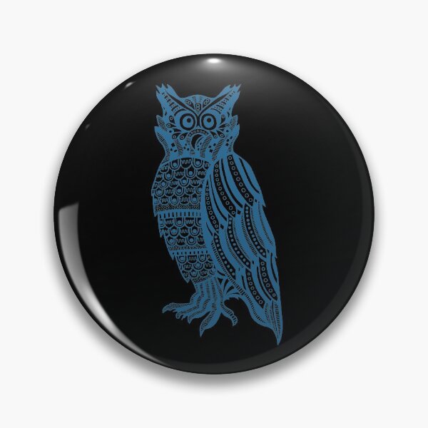 Item preview, Life's A Hoot Alone - Midnight Blue on Black designed and sold by ReviveMind.