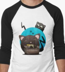 Mommacat Men's Baseball ¾ T-Shirt