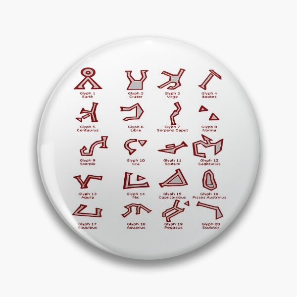 Item preview, Dialing Address Glyph Set 1 designed and sold by Nikki SpaceStuffPlus.
