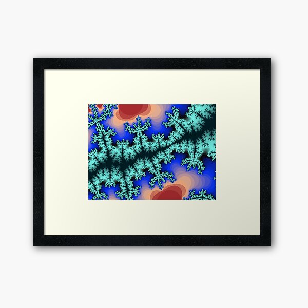 Fractal Art 26 designed and created by (c) Janet Watson Art Framed Art Print