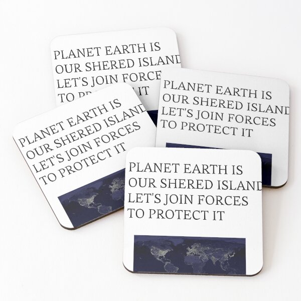 Item preview, Planet Earth T-Shirt is our shared island, let's join forces to protect it designed and sold by Axel20.