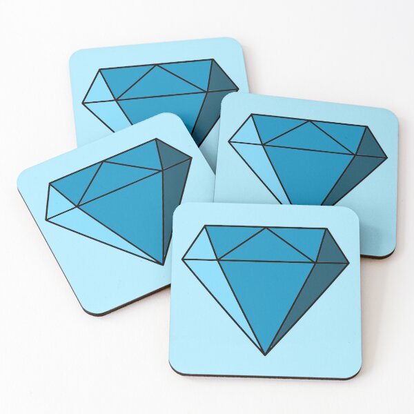 Item preview, Light Blue Diamond Drawing designed and sold by lovebubbles5.