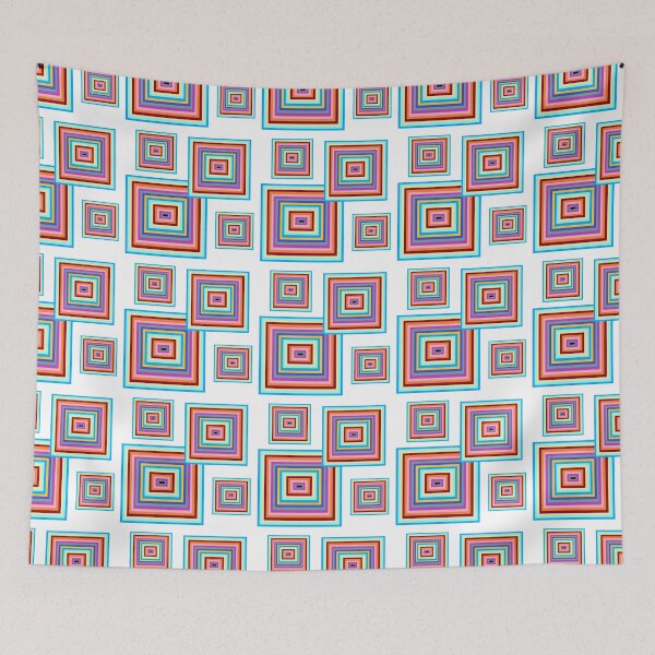 Item preview, Lala Square Doodles Spring designed and sold by LalaDoodleBug.