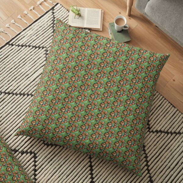 Polonaise verte, ÖMiserany® Coussin de sol
