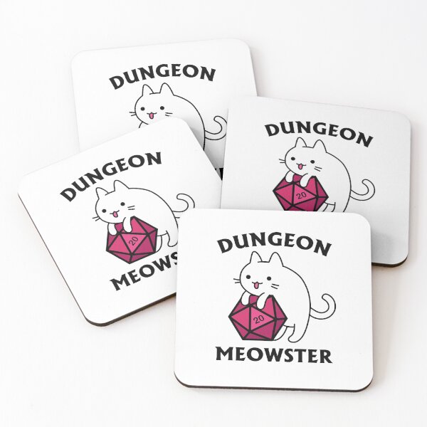 Item preview, Dungeon Meowster - DnD Dungeon Master Cat with D20 designed and sold by Cute N' Nerdy Shop.