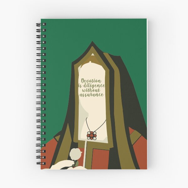 Item preview, Devotion is Diligence without Assurance - Elizabeth of York Quote designed and sold by LifeandTea.