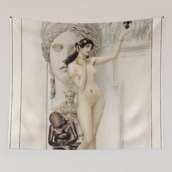 Item preview, Klimt's "Allegory of Sculpture" designed and sold by laurens-doodles.