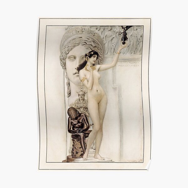 Klimt's "Allegory of Sculpture" Poster