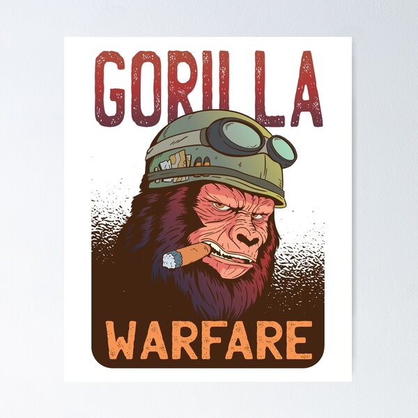 Item preview, GORILLA WARFARE designed and sold by jasebro.