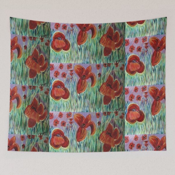Item preview, poppy in the meadow designed and sold by ThereseLyssia.