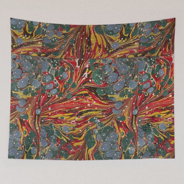 Item preview, Marbling paper. Produced in the early eighteenth century designed and sold by portokalis.