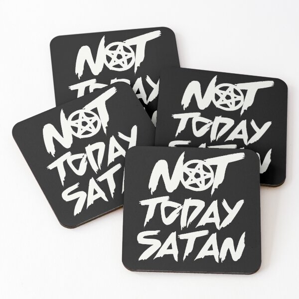 Item preview, NOT TODAY SATAN designed and sold by ThingsShop.