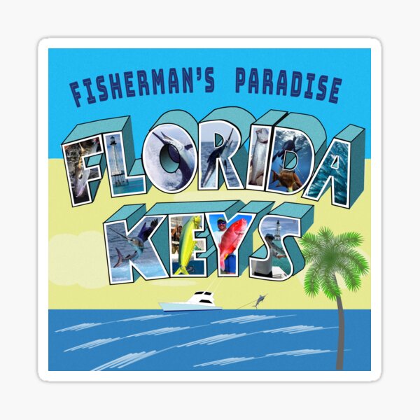 Item preview, Florida Keys Fisherman’s Paradise designed and sold by SouthbyKeyWest.