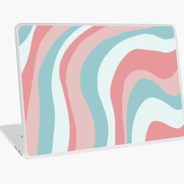 Aesthetic Wallpaper With Color Lines Laptop Skin By Pastel Paletted Redbubble