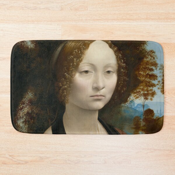Item preview, Leonardo da Vinci Ginevra de Benci Painting designed and sold by Stephen Chambers / The Pop Art Factory.