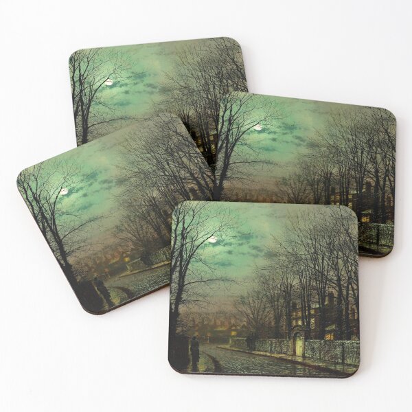 Item preview, A Wintry Moon-John Atkinson Grimshaw designed and sold by LexBauer.