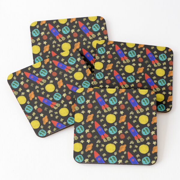 Item preview, rockets in space designed and sold by Durhamdoodles.