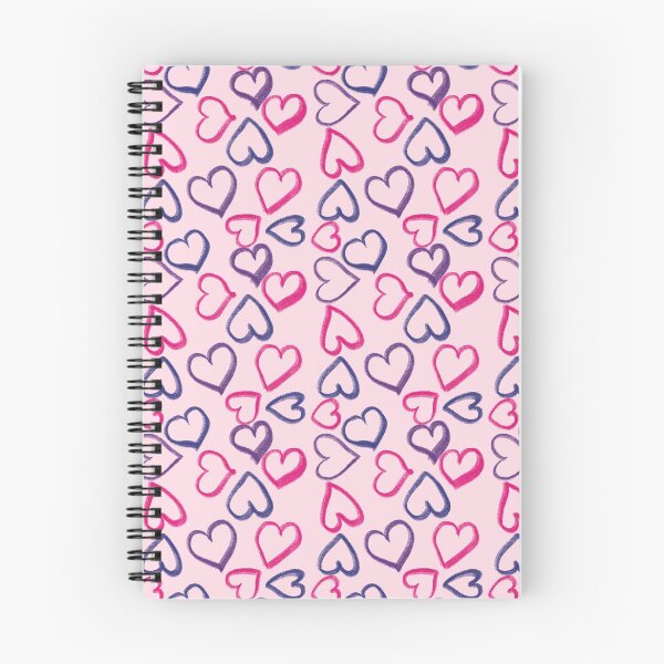 Item preview, Chalk pink hearts  designed and sold by Durhamdoodles.
