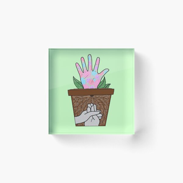 ASL grow Acrylic Block