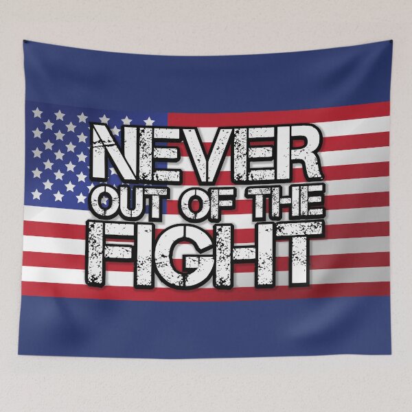 Item preview, Never out of the Fight designed and sold by Redneck-Stupid.
