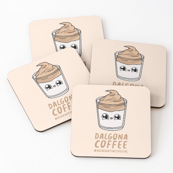 Item preview, Dalgona Coffee Cartoon designed and sold by SuperrSunday.