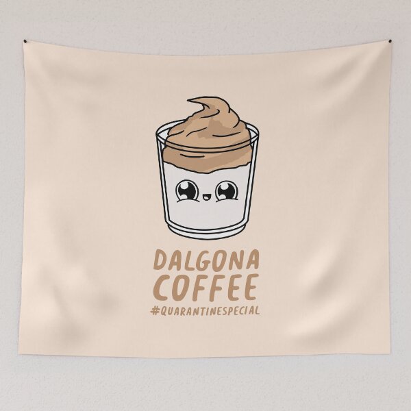 Item preview, Dalgona Coffee Cartoon designed and sold by SuperrSunday.
