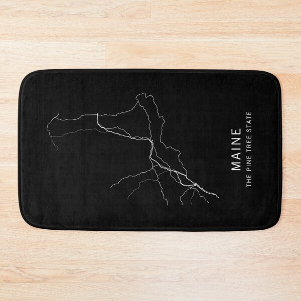 Item preview, Maine State Road Map designed and sold by clarkstpress.