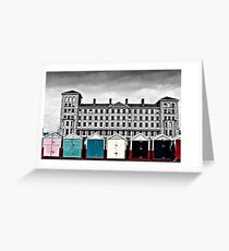 Hove Huts Greeting Card
