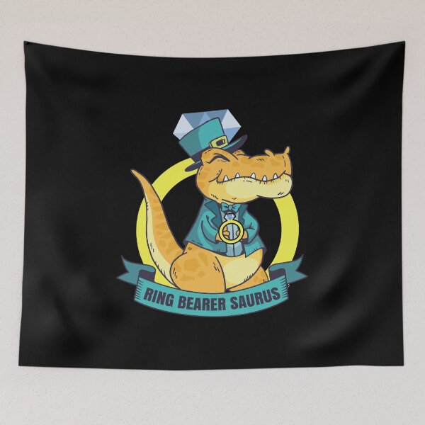Item preview, Ring Bearer Saurus Wedding Ring Dude Gift designed and sold by haselshirt.
