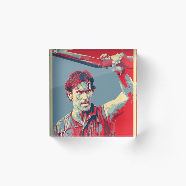Ash Boomstick Evil Dead and Army of Darkness Acrylic Block