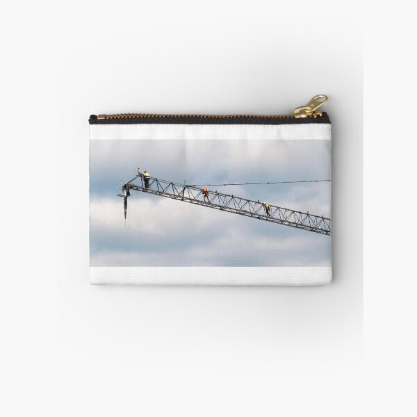 Item preview, Riggers assembling a Construction Crane on Multistory Units. May11, 2019. Part of a series.  designed and sold by sunnypicsoz.