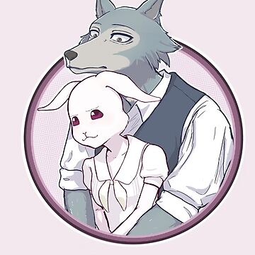 Pegatina con la obra «BEASTARS || Haru X Legoshi» de r0rkj99 | Redbubble