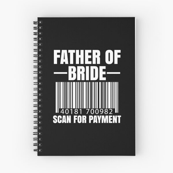 Item preview, Father Of The Bride Scan For Payment Wedding Gift designed and sold by haselshirt.