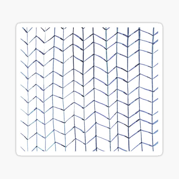 Blue Arrow Sticker