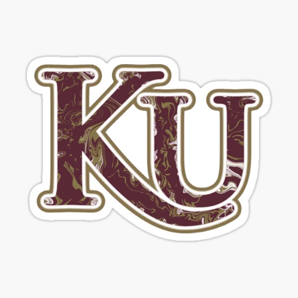 Kutztown University Fluid Art Sticker