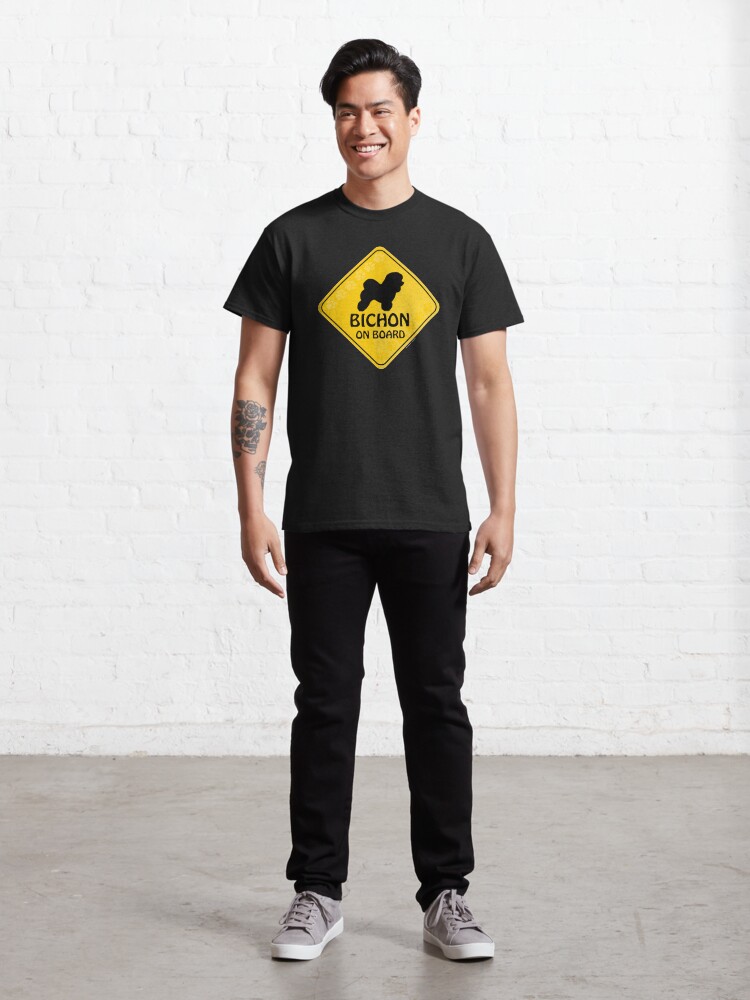 Alternate view of Bichon On Board Classic T-Shirt