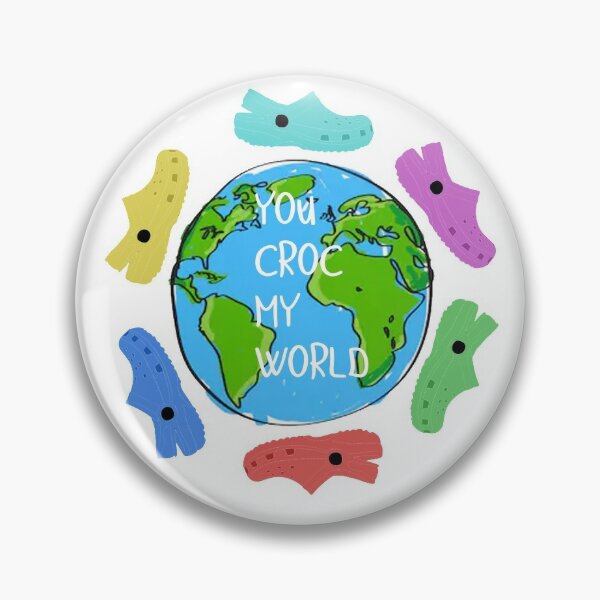 Funny Crocs Pins and Buttons for Sale