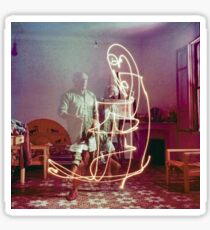 Picasso Long-Exposure Light Painting Sticker