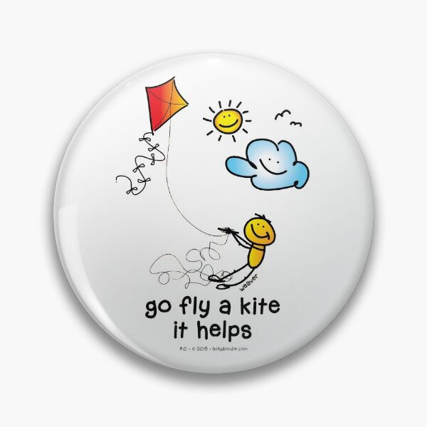 Item preview, go fly a kite - it helps... designed and sold by holydoodles.