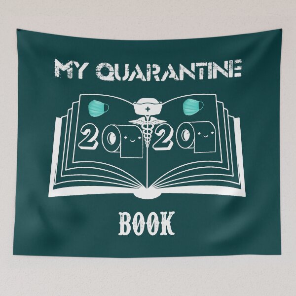 Item preview, My Quarantine Book 2020 Funny Quarantine Book Ideas And Illustration designed and sold by cutitoutsir.