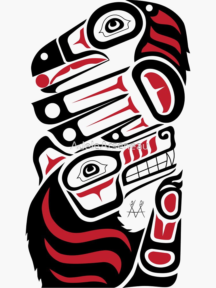 Thumbnail 3 of 3, Sticker, Tipiyawe - One's own family designed and sold by AdeleArseneau.