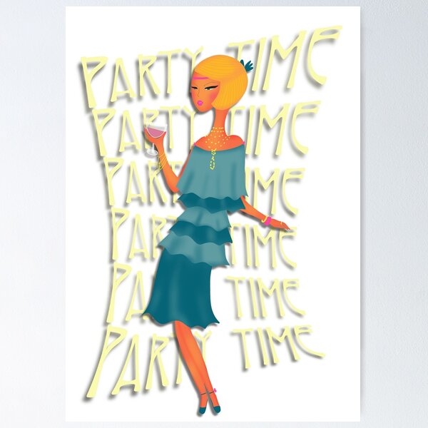 Item preview, Party time designed and sold by Anastasia Toska.