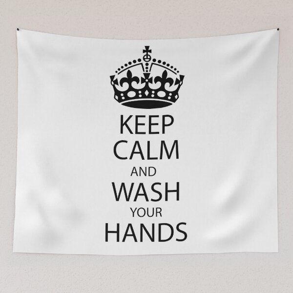 Item preview, KEEP CALM AND WASH YOUR HANDS designed and sold by ThingsShop.
