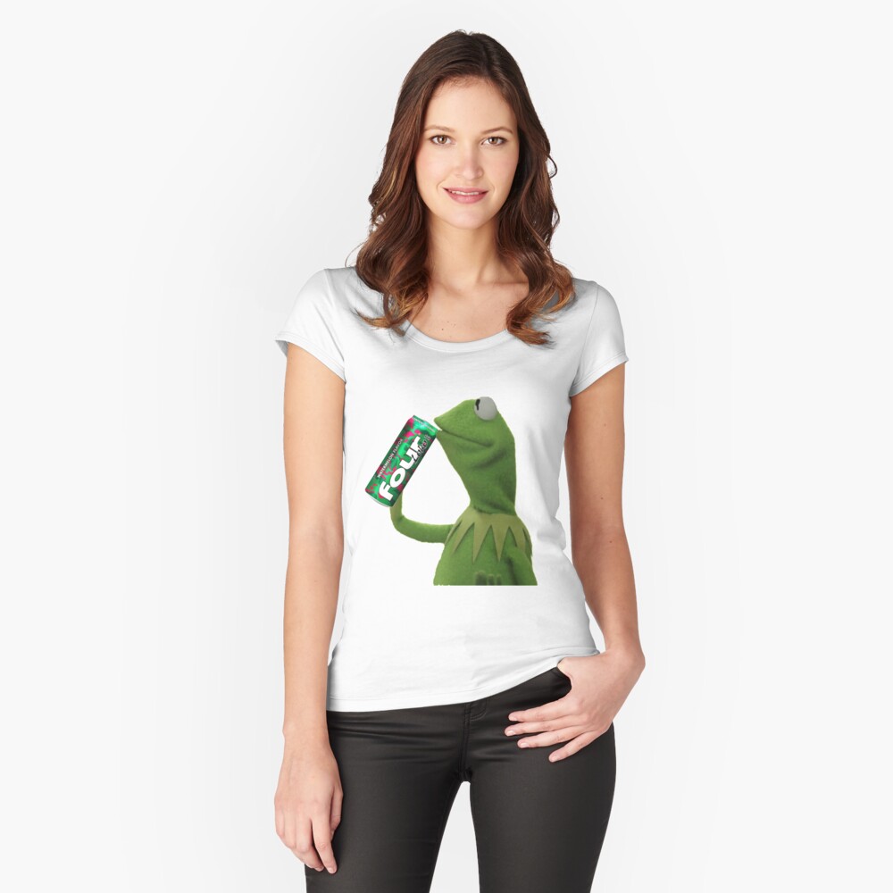 Item preview, Fitted Scoop T-Shirt designed and sold by one-broke-kid.